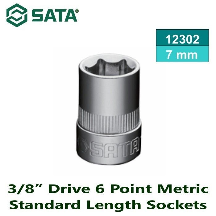 Sata 3/8” DR. 6PT. SOCKET 7MM