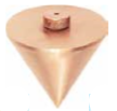 Temo 桅50 x 59mm Safety Plumb Bob - Al-Br