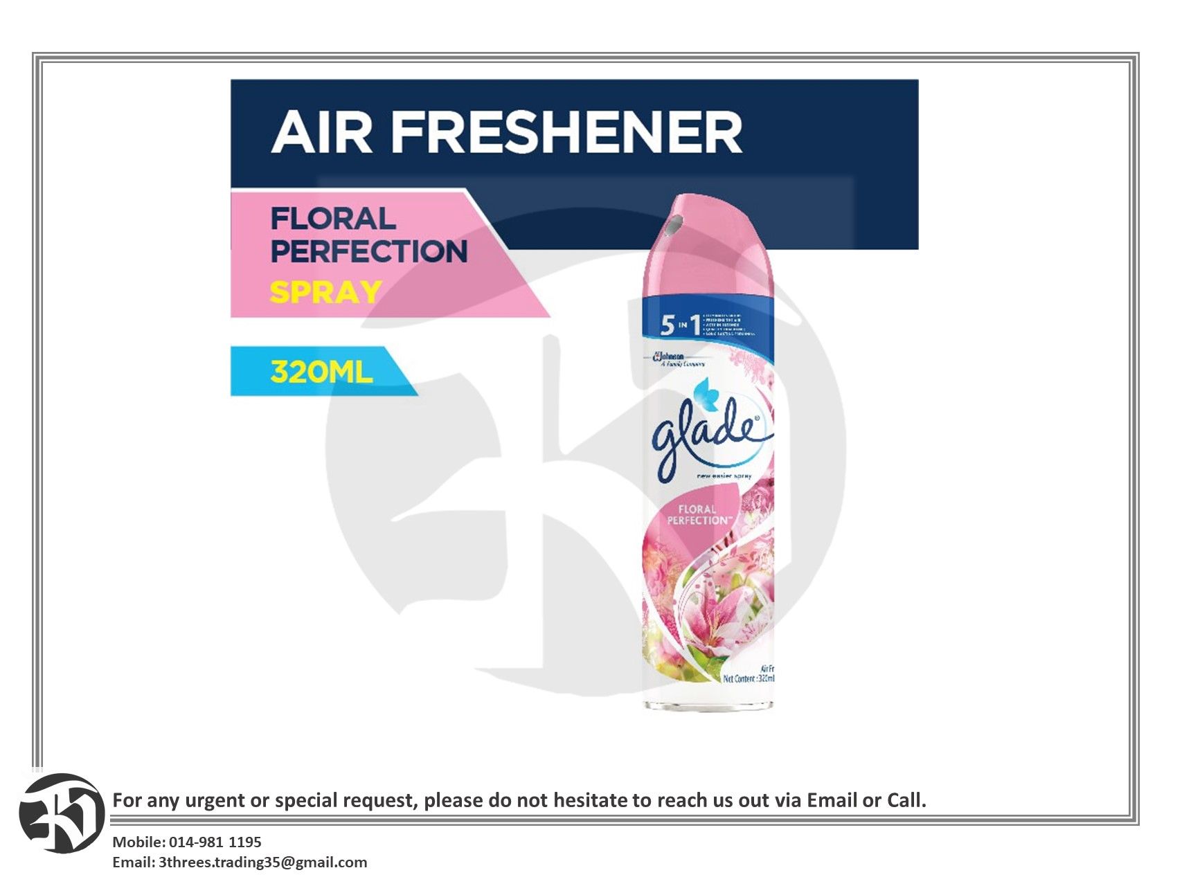 Glade Aerosol Floral Perfection (320ml)