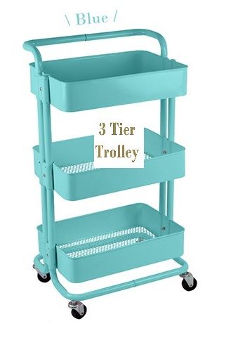 QP Stainless Steel Food Service Trolley 3 Tier