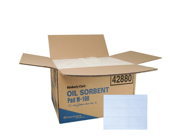 ABSORBENT PAD KIMBERLY CLARK M-100 42880 MEDIUM 100 CODE 110000852 100PCS/CTN
