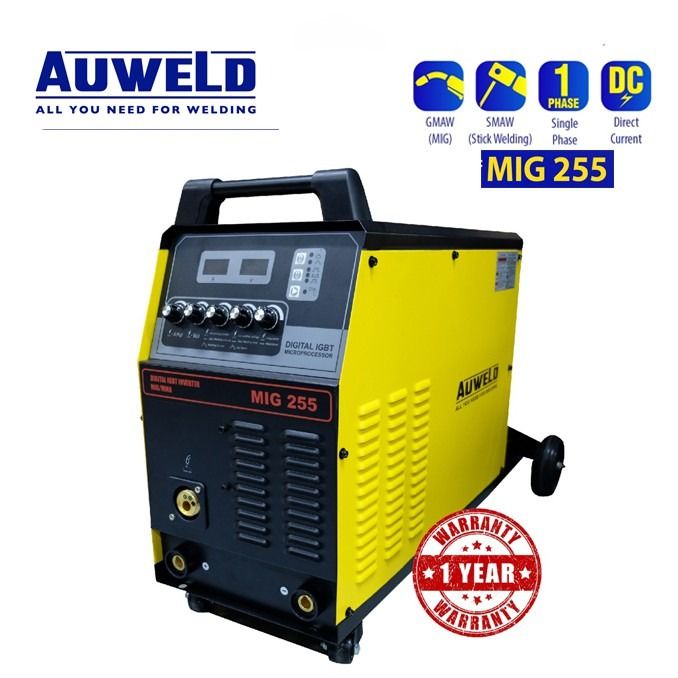 Genuine Malaysia - Auweld MIG Welding Machine MIG255 Package
