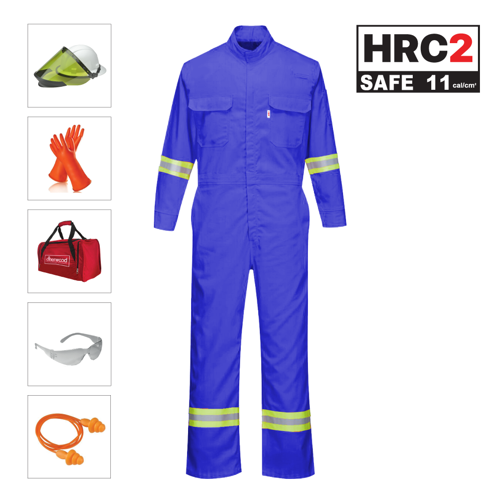 SAFE 11 Arc Flash Kit Coverall With Logo Embroidery