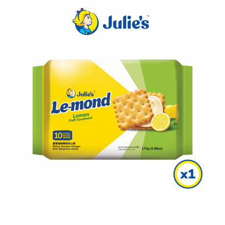 BISKUT JULIE'S LEMON Pack 10 x 18gm
