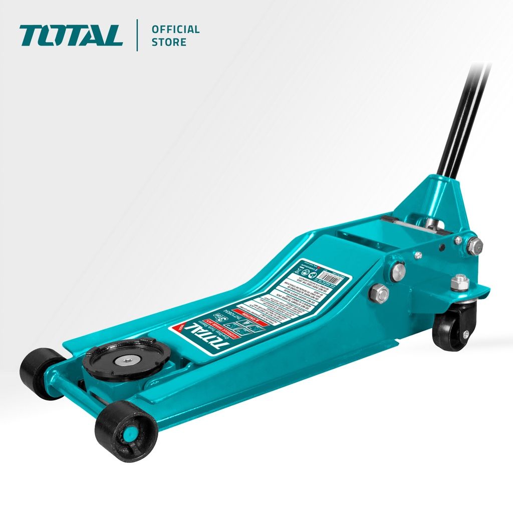 TOTAL HYDRAULIC GARAGE JACK LOW PROFILE DESIGN WITH DUAL PUMP FOR RAPID LIFTING (3 TON/80MM/TRAVEL 430MM) THT10834