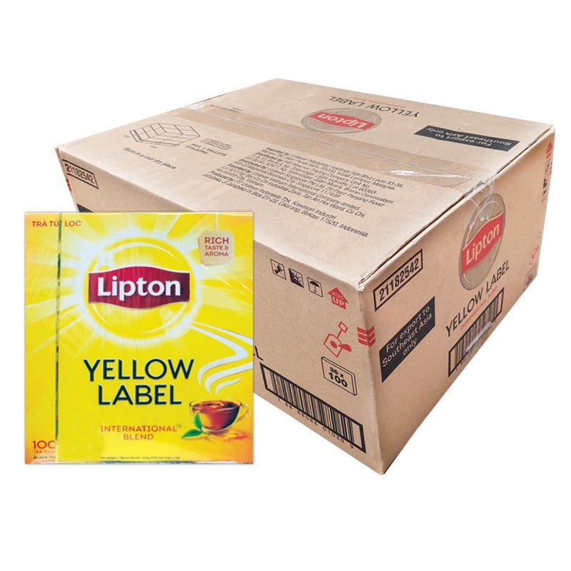 LIPTON YELLOW LABEL TEH HITAM 36*100S*2G