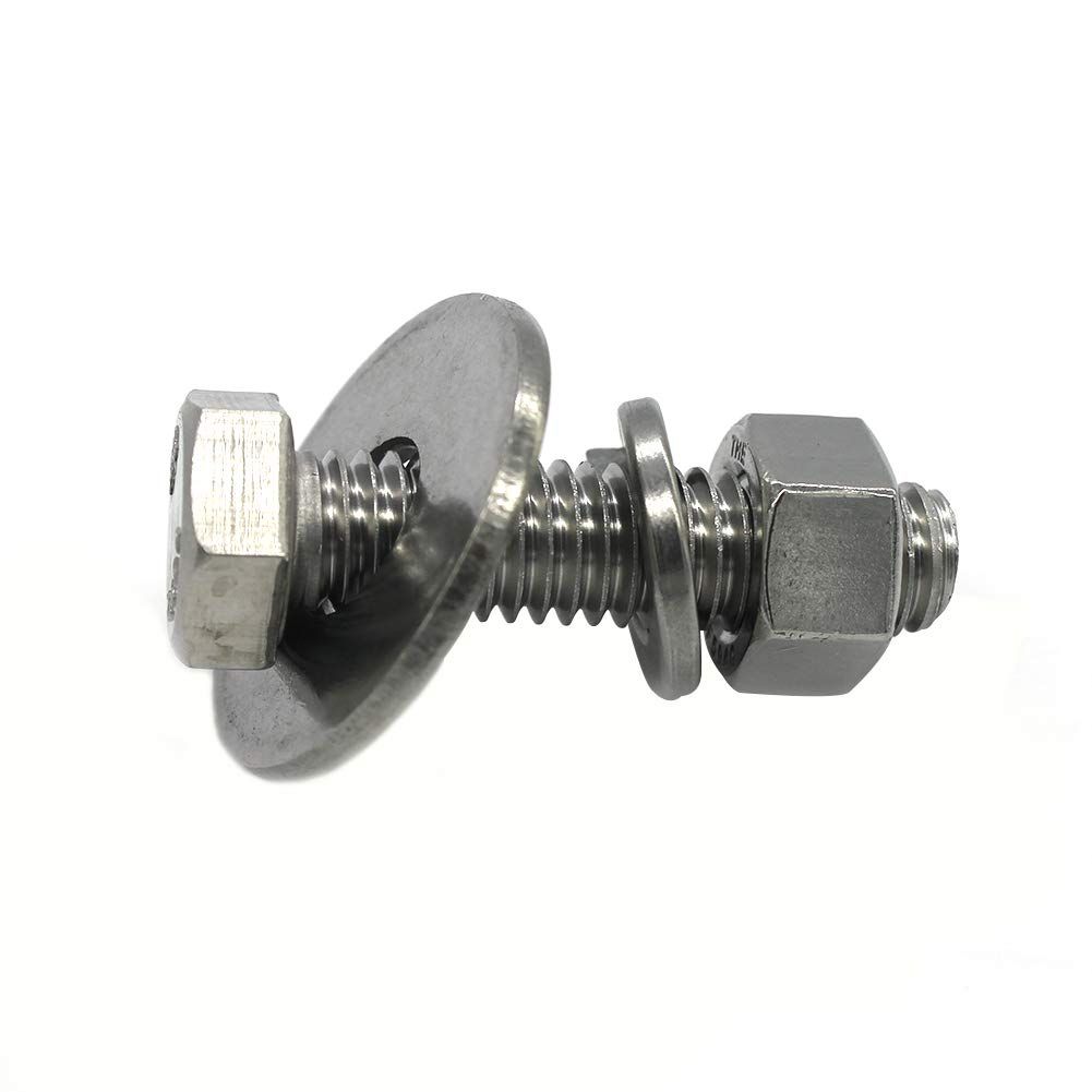 Bolt & Nuts M16 x 45mm Gred 8.8 HDG C/W washer