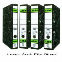 ABBA 404/406 Silver Lever Arch File