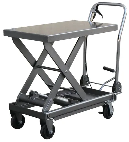 Hydraulic Table Truck Heavy Duty Lift Trolley Hydraulic Lift Table Cart Foldable Trolley Barang Table Truck Trol 350KG