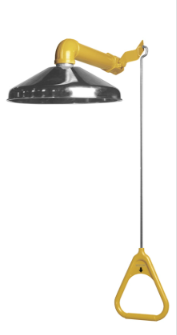 Horizontal Mounted Drench Shower - Stainless Steel
