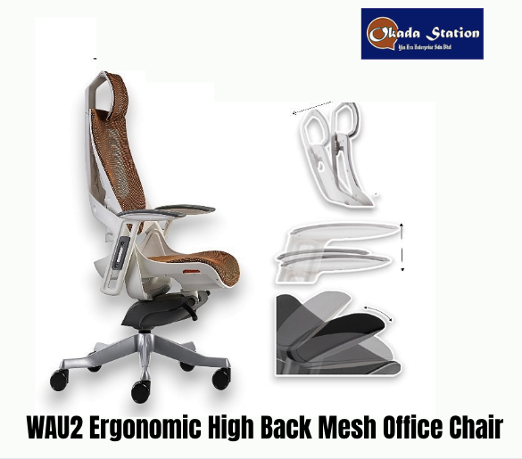 MERRYFAIR WAU2 Ergonomic High Back Mesh Office Chair
