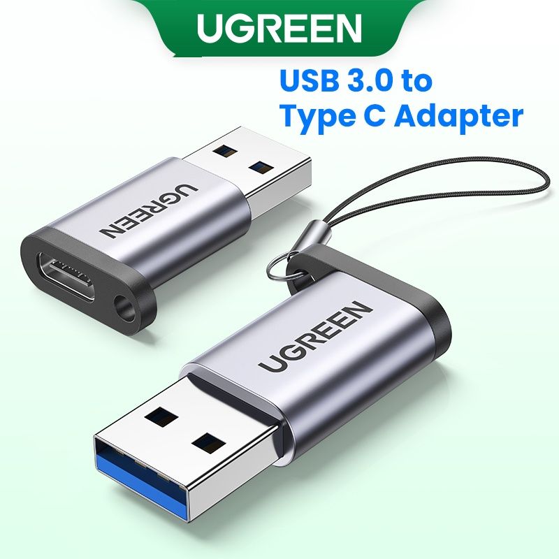 UGREEN 35MM USB C Adapter USB A 3.0 Male to USB 3.1 Type C Female Connector Type-c Adapter TypeC USB-C USB C