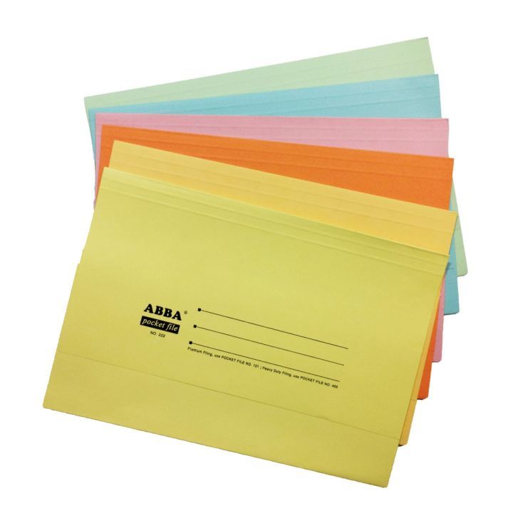 ABBA MANILA POCKET FILE 144PCS