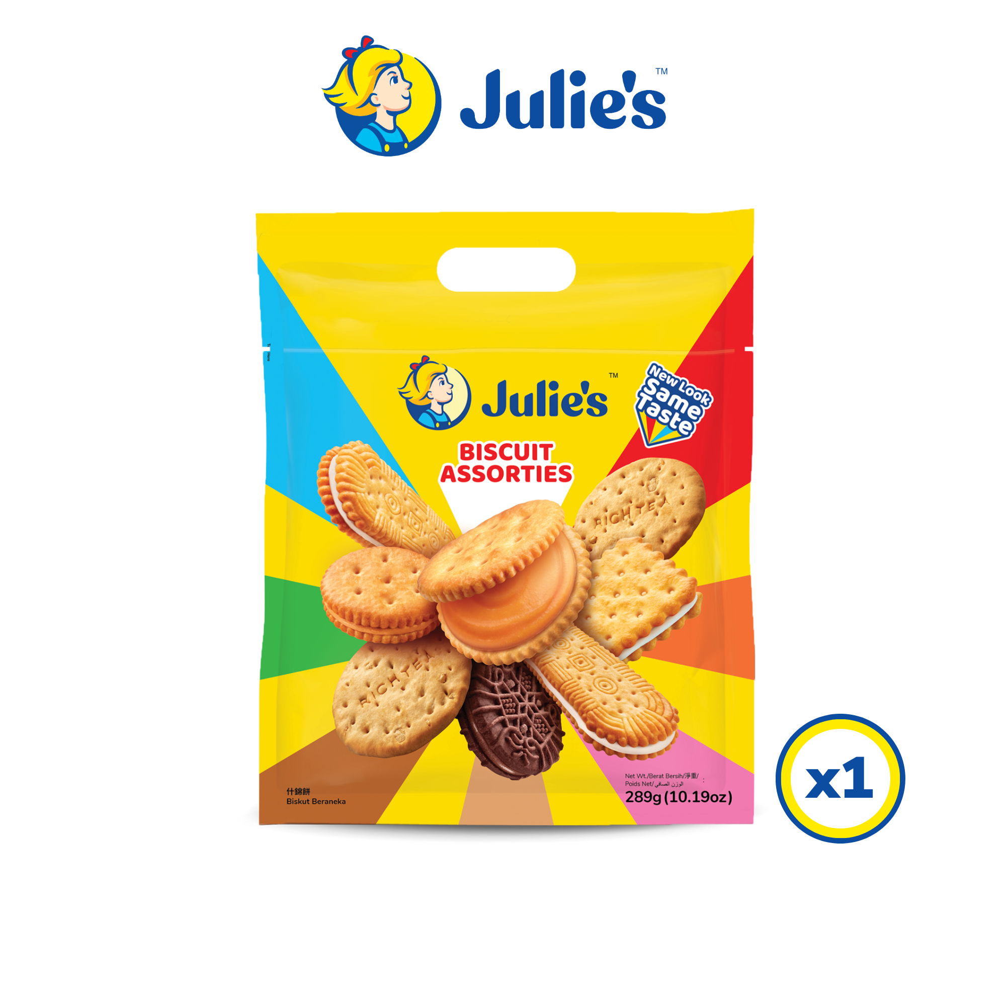 JULIE'S BISCUITS ASSORTIES 289G