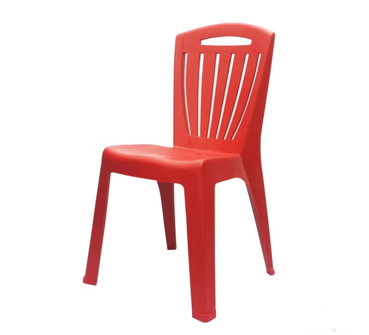 ABBA Plastic Chair/Kerusi Makan/Kerusi Plastik/Dining Chair/Anti-slip Chair RED Colour
