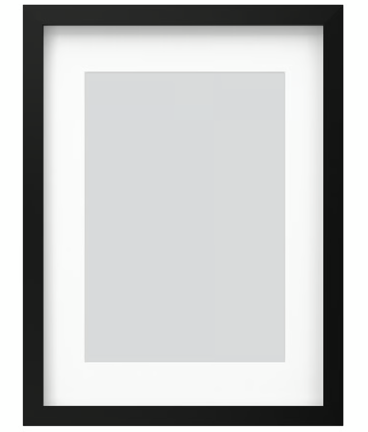 RÖDALM Frame, black, 30x40 cm