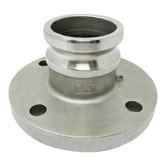 Male camlock 3” Flanges 4” #150