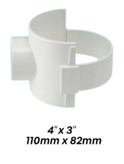 ATKC UPVC Fittings Boss Connector 4" x 3" (110MMx82MM)