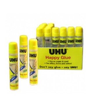 UHU HAPPY GLUE 50ML (36TUBE/BOX)