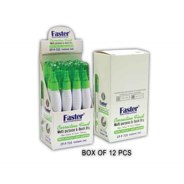 FASTER Liquid Correction Pen 7ml ( 12pcs/box)