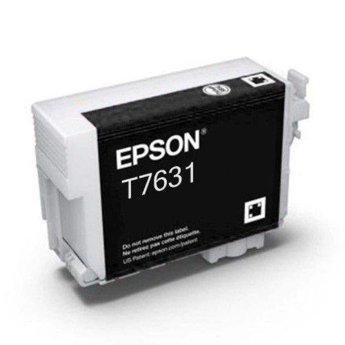Genuine Malaysia Epson Warranty Epson - Epson T7631 Photo Black SureColor P607 Ink Cartridge C13T763100