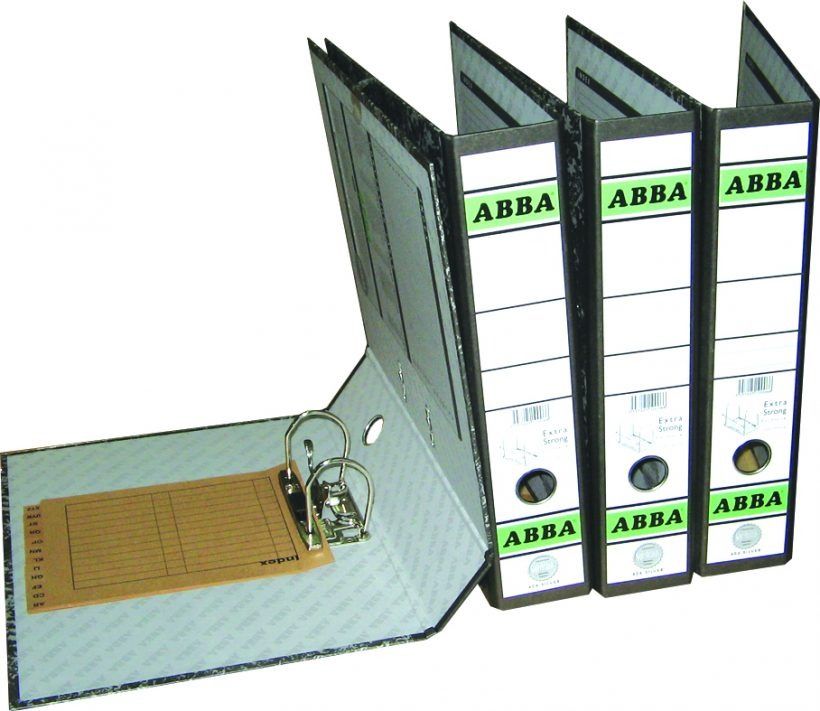 ABBA Level Arch File 404 Silver 3 Inch - 75MM