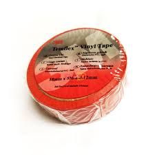 *3M PVC TAPE 18MM X 5MTR FOR ELECTRICAL INSULLATION TAPE, RED COLOUR