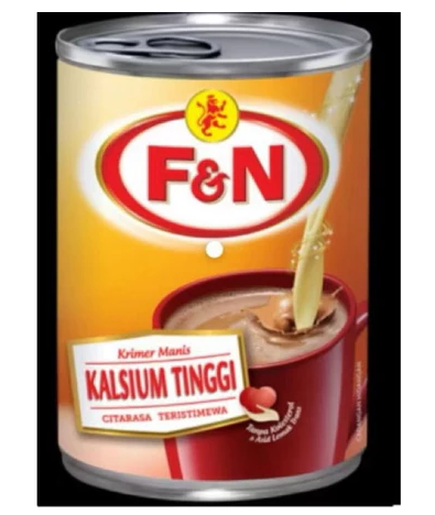 Susu Pekat (Condensed Milk) F&N Krimer Manis Bervitamin/Kalsium Tinggi 500g/tin