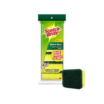 3M Scotch Brite Heavy Duty Scouring Sponge (5pcs/pack)