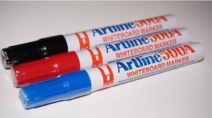 ARTLINE 550A WHITEBOARD MAKER BLACK,RED,BLUE (BOX 12PCS)