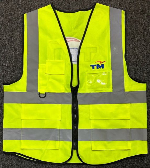 Safety Vest TM Logo (2 Side Print Sulam)
