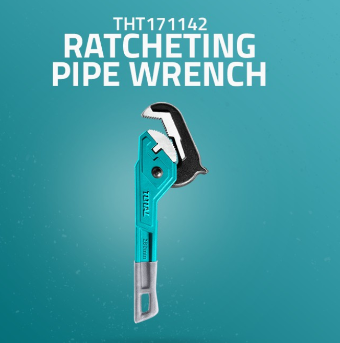TOTAL RATCHETING PIPE WRENCH (14"/18MM-52MM) THT171142