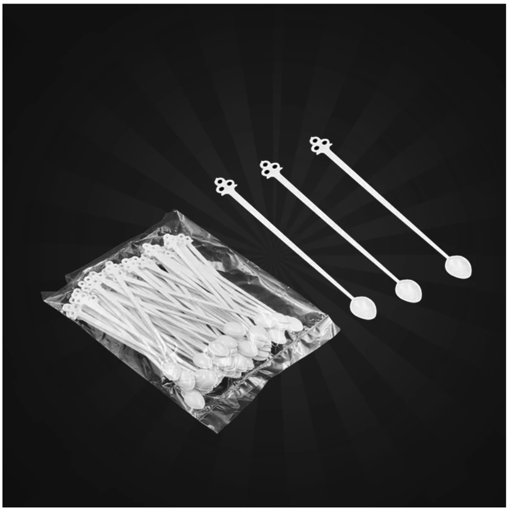 5‘’ Plastic Stirrer Stick 100pcs± Disposable Plastic Cutlery