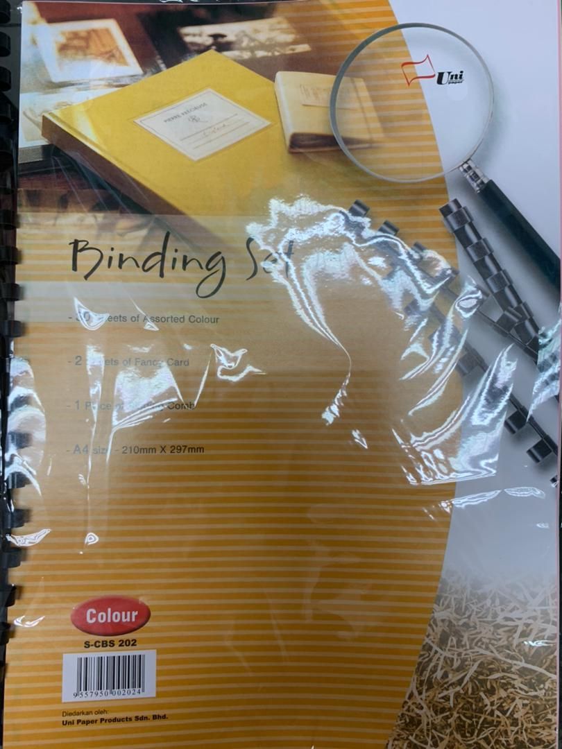 BINDING SET COLOUR A4 S-CBS 202