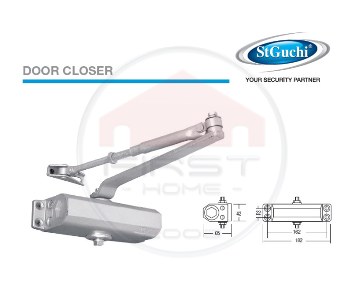 St Guchi Door Closer 2 Speed Adjustment | Penutup Pintu Automatik | SGDC-51
