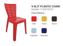 Kerusi Plastik 3V EL701