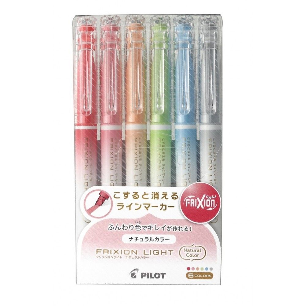 Pilot FriXion Light Set of 6 Natural Colour
