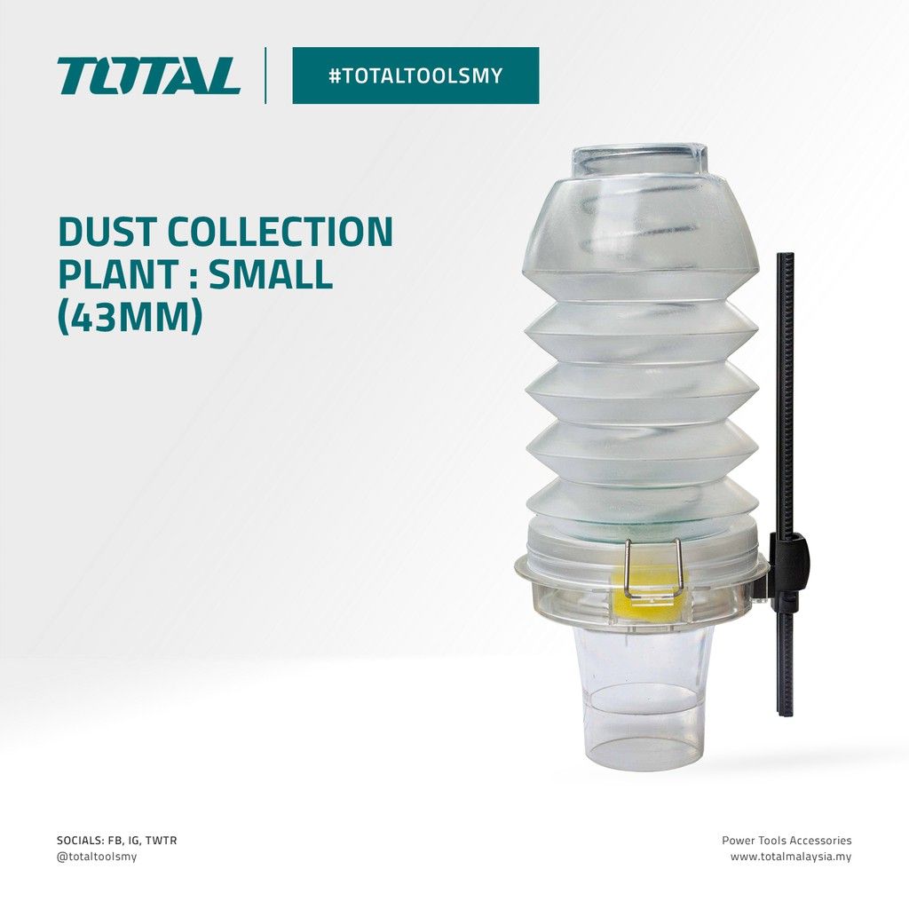TOTAL DUST COLLECTION PLANT FOR ELECTRIC DRILL - LARGE (52-60MM) XDD03 / MEDIUM (43-52MM) XDD02 / SMALL (43MM) XDD01