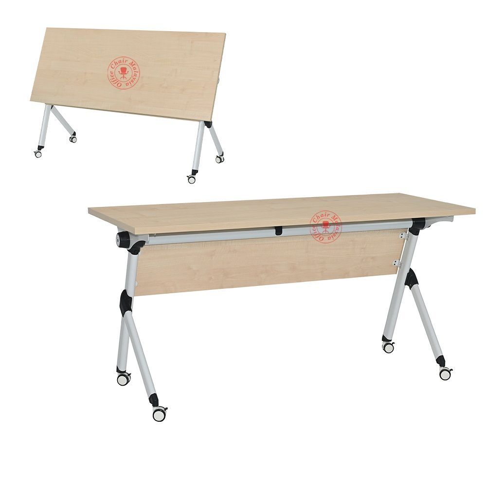OEM Mobile Meeting Table / Foldable Office Table L1500(5') x W600(2') x H750(2.5')