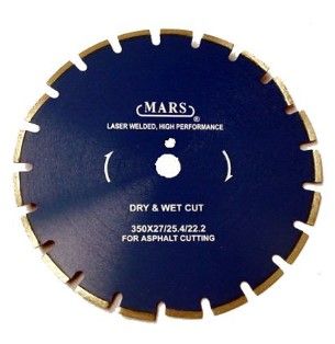 MARS DIAMOND CUTTING WHEEL FOR ASPHALT (DRY & WET)