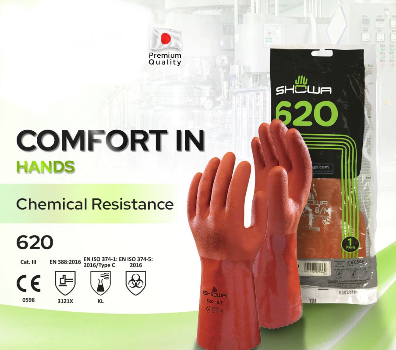 Showa Chemical Resistant Gloves