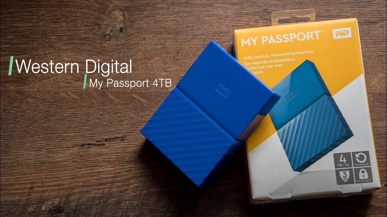 Western Digital My Passport 2.5 External HDD 4TB