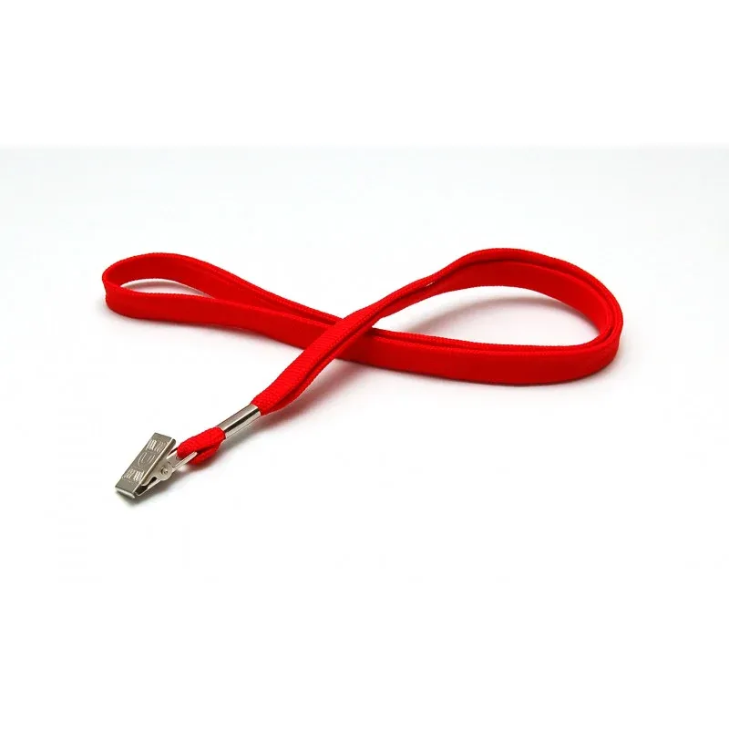 polyester lanyard with crocodile-type clip 20mm
