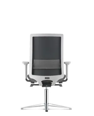 NEXUS SURFACE CONFERENCE/VISITOR CHAIR WITH ARM - SF8413N-19D91(GREY ARM REST)