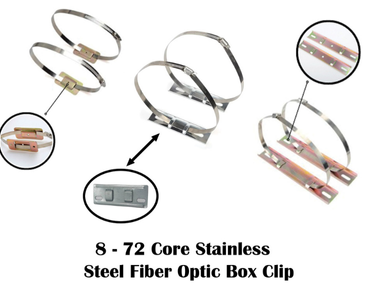 POLE MOUNTING KITS, 304 STAINLESS 75-235MM BRACKETS FOR OUTDOOR WATERPROOF JUNCTION BOX, FIBER DISTRIBUTION BOX BAND101