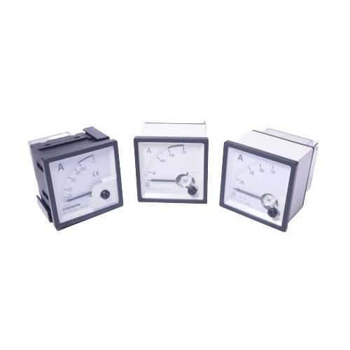 KD-72 60A/100A/150A CT COIL ANALOGUE PANEL AMMETER 72 X 72 MM ±1.5 % ACCURACY