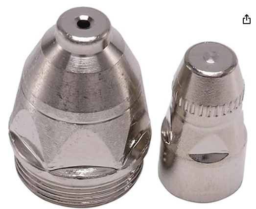 Creative product P80 Air Plasma Nozzle 1.1mm Plasma Cutting Machine Torch Consumables CNC Cutting Electrode Nozzle 20 Pcs