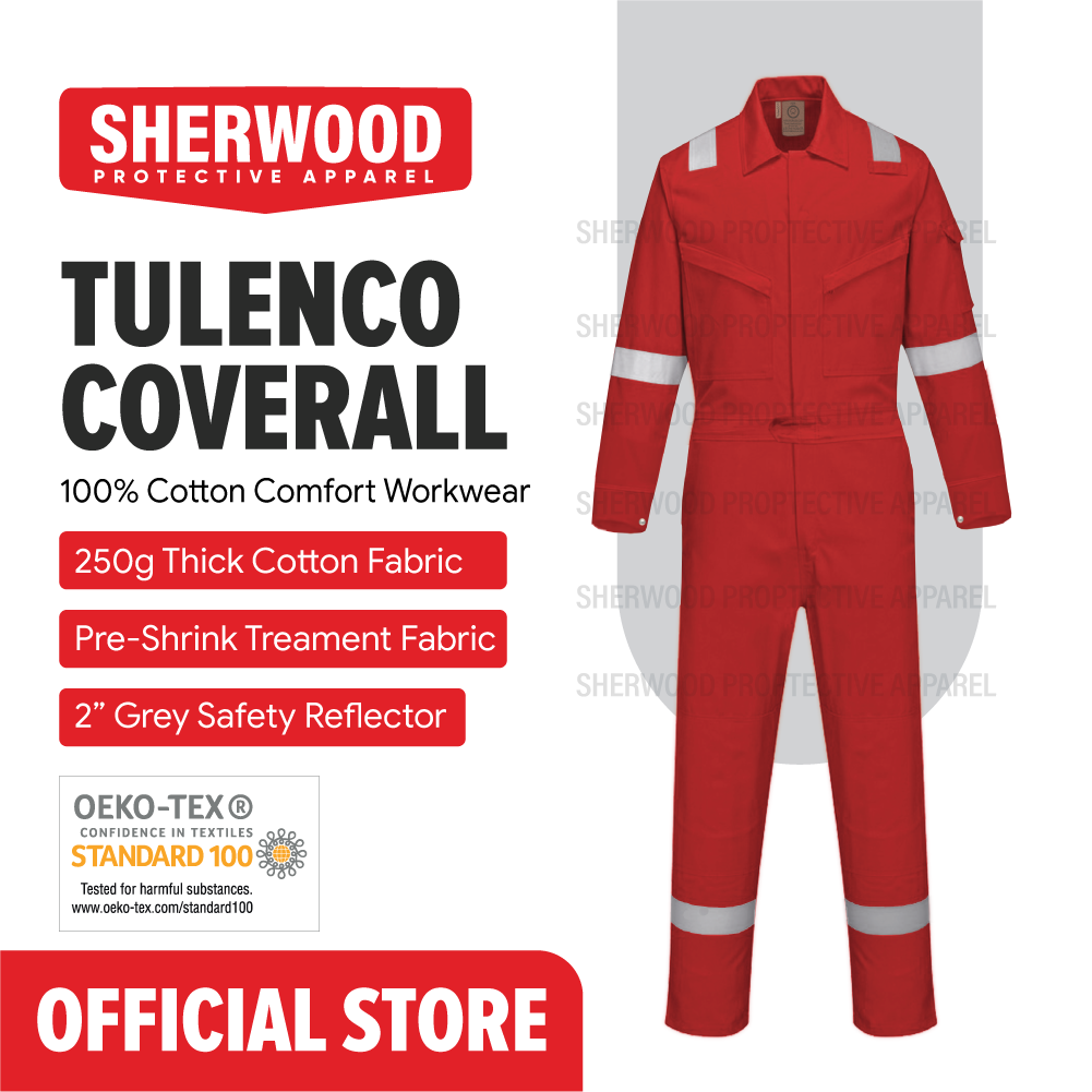 TULEN COTTON COVERALL - Workshop Workwear Coverall (Customise-Logo)