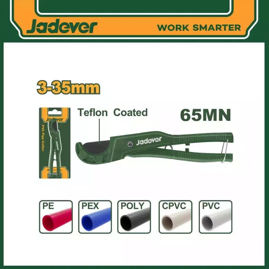 JADEVER PVC PIPE CUTTER JDPC54636