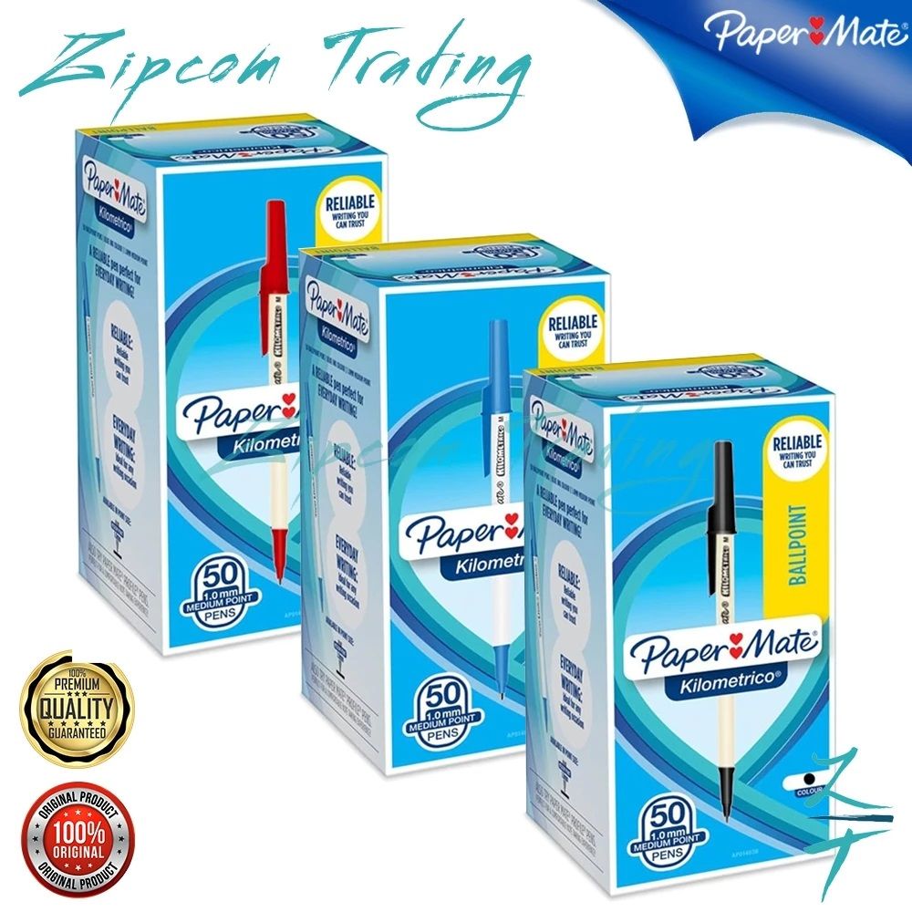 PAPERMATE KILOMETRICO BALL PEN (50Pcs/1Box)